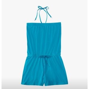 Serra M 8-10 Convertible Halter Strap Romper New